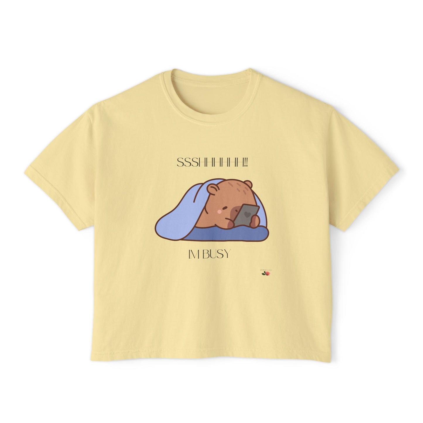 Sshhhh!! Im Busy Women's Boxy Tee