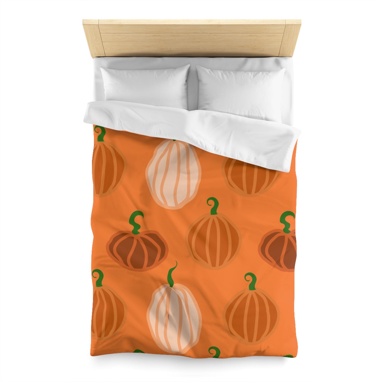 Pumpkin Microfiber Duvet Cover