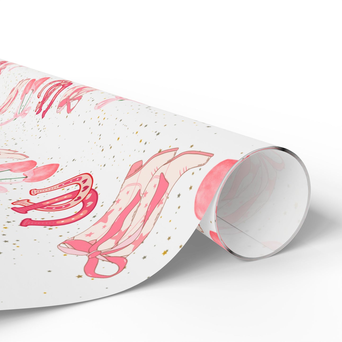 Pink Cowgirl Wrapping Papers