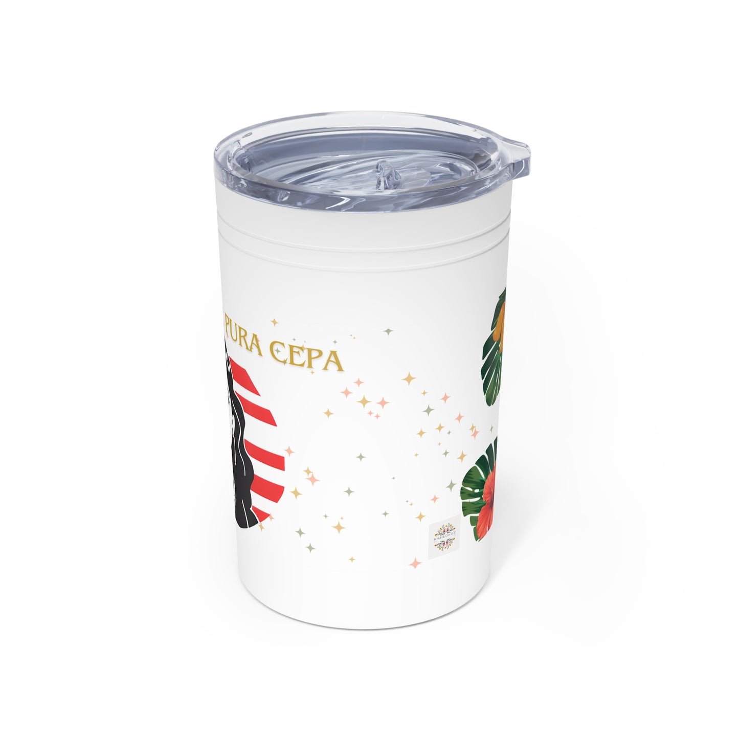 Soy Boricua De Pura Cepa Vacuum Insulated Tumbler, 11oz