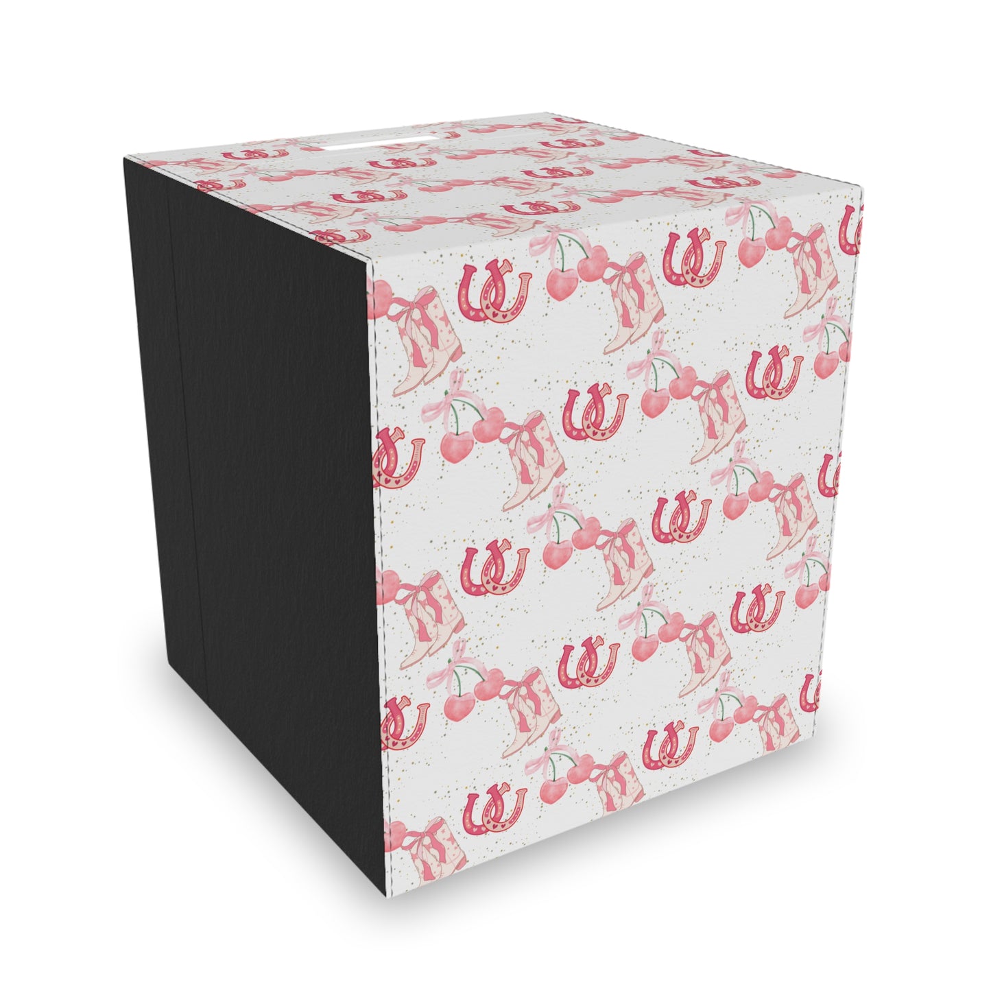 Pink Cowgirl Felt Storage Box