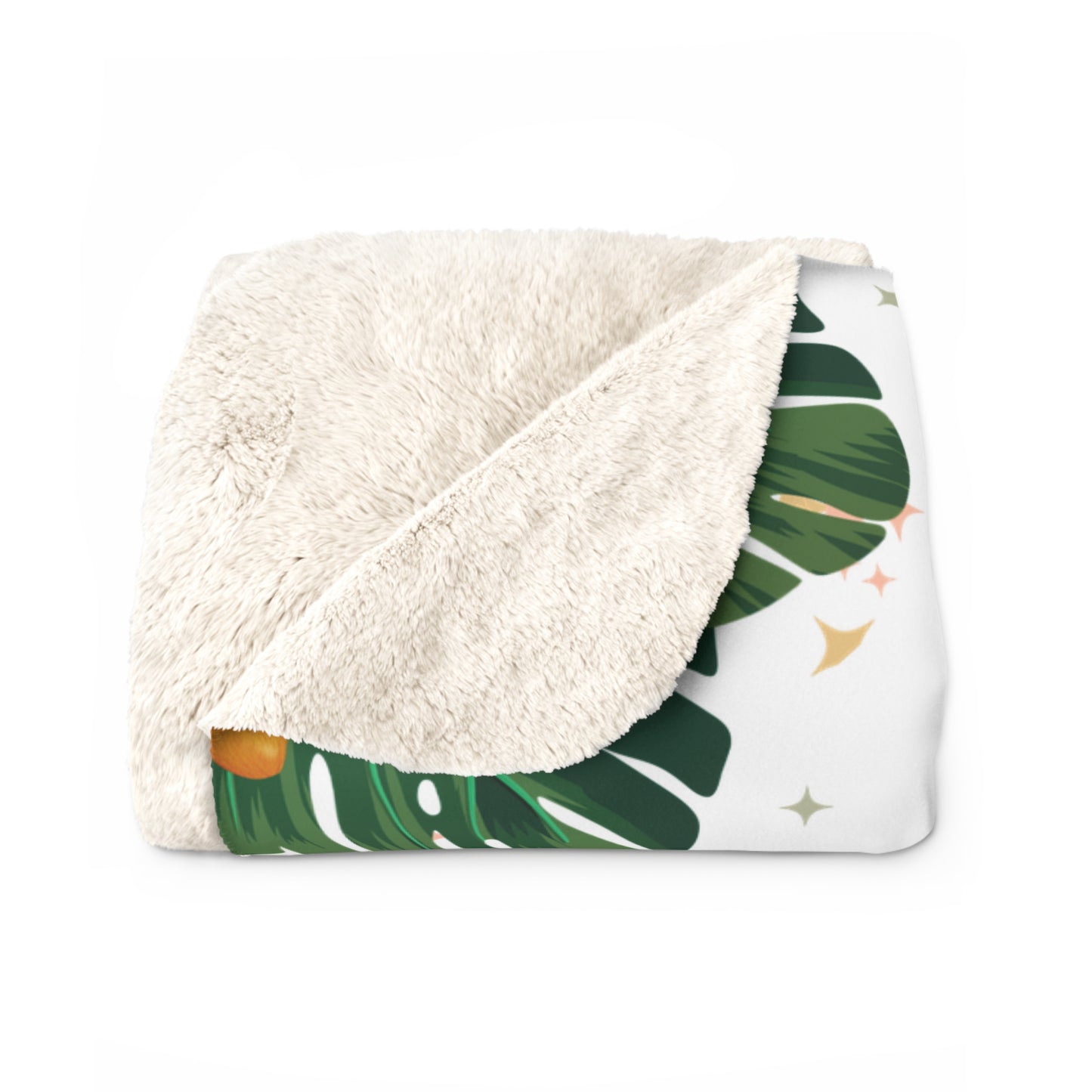 Soy Boricua De Pura Cepa Sherpa Fleece Blanket