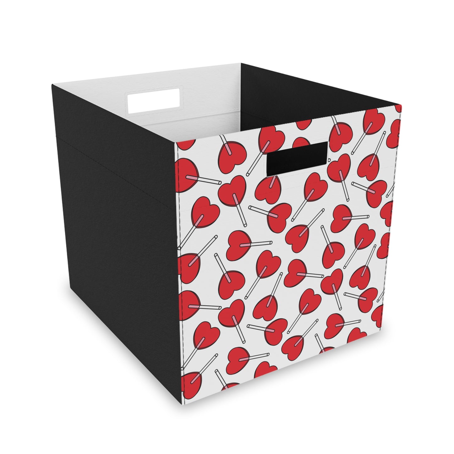 Heart Lollipop Felt Storage Box