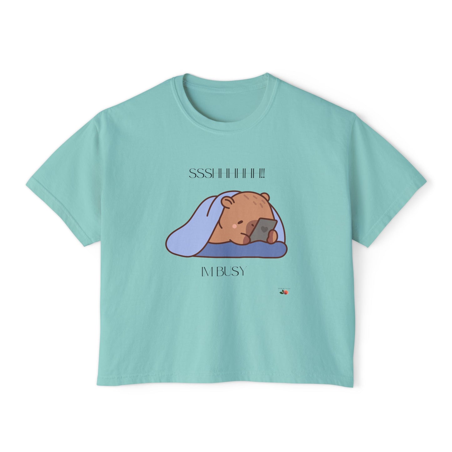 Sshhhh!! Im Busy Women's Boxy Tee