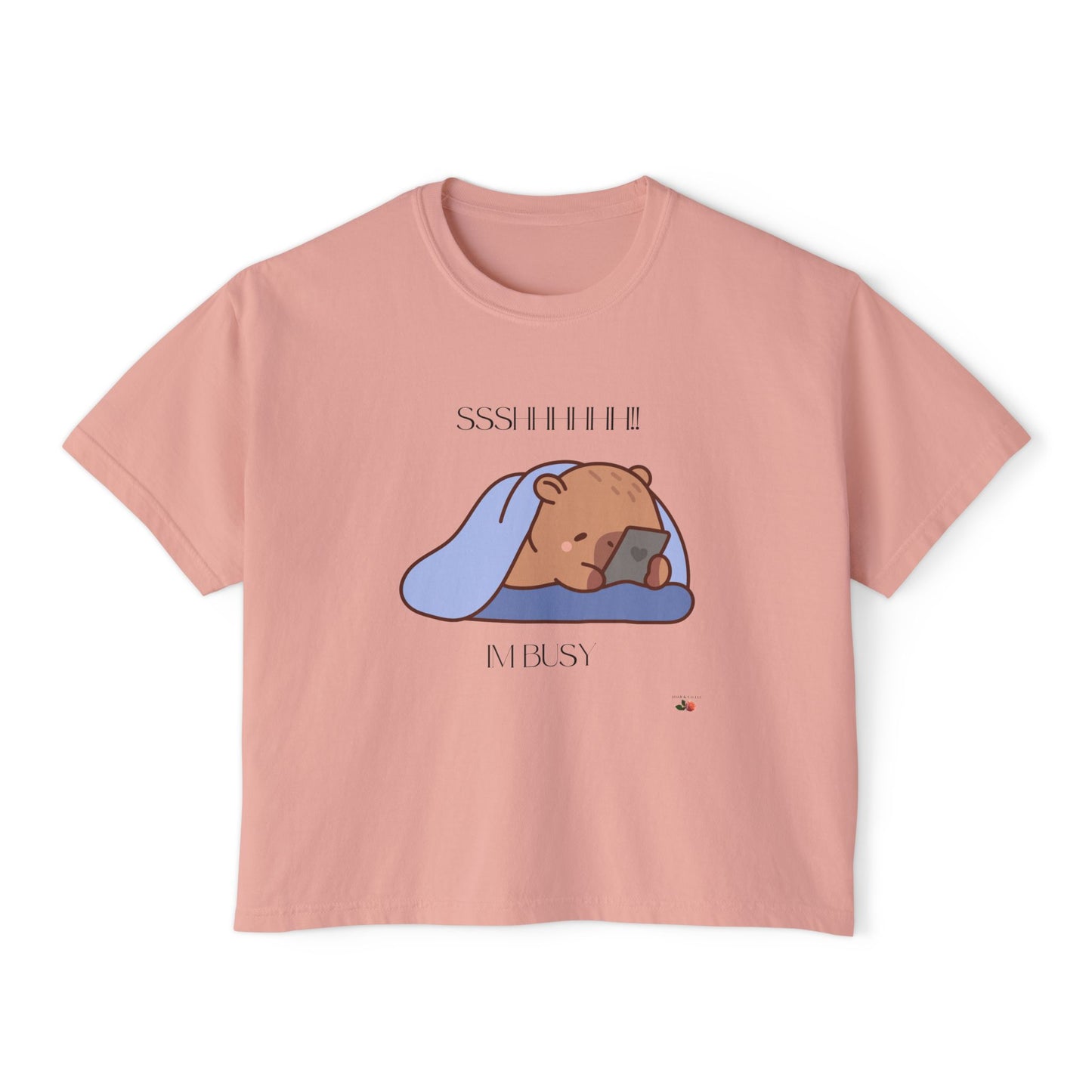 Sshhhh!! Im Busy Women's Boxy Tee