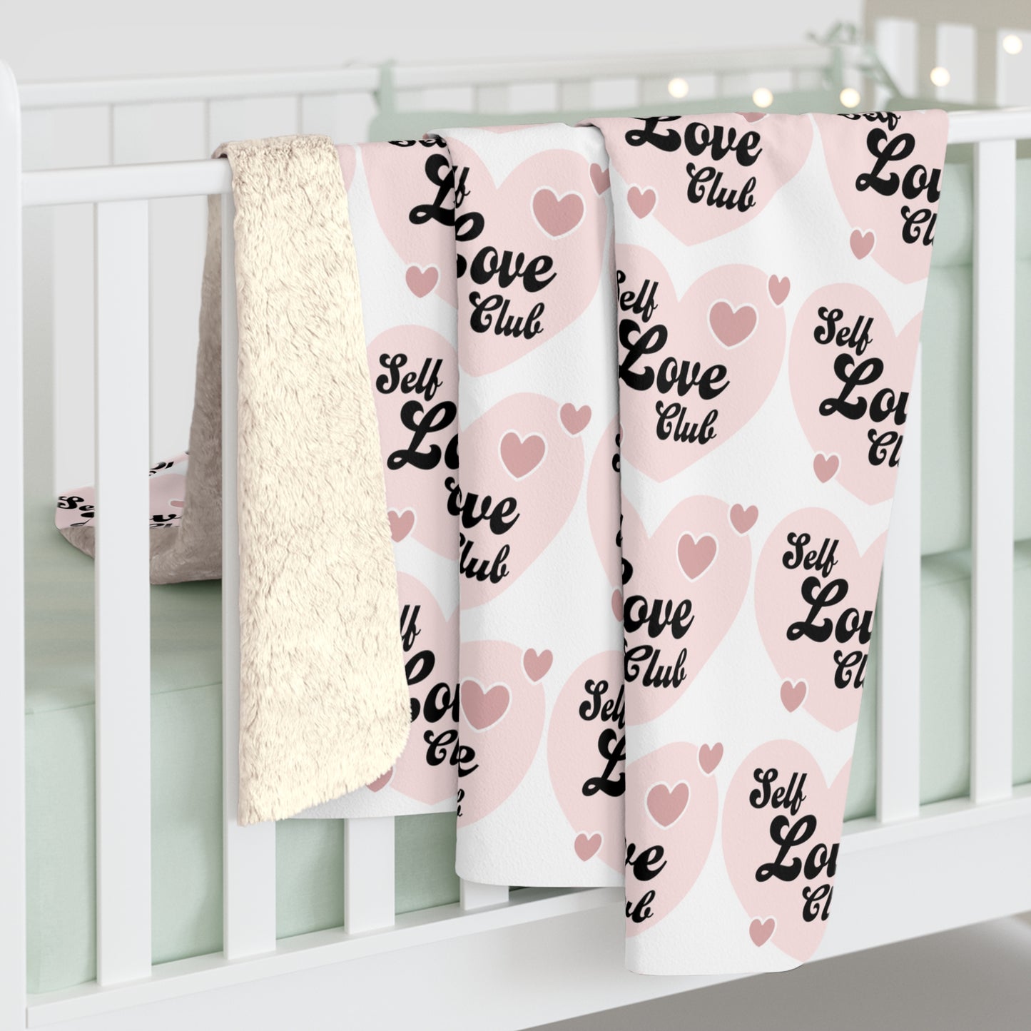 Self Love Club Sherpa Fleece Blanket