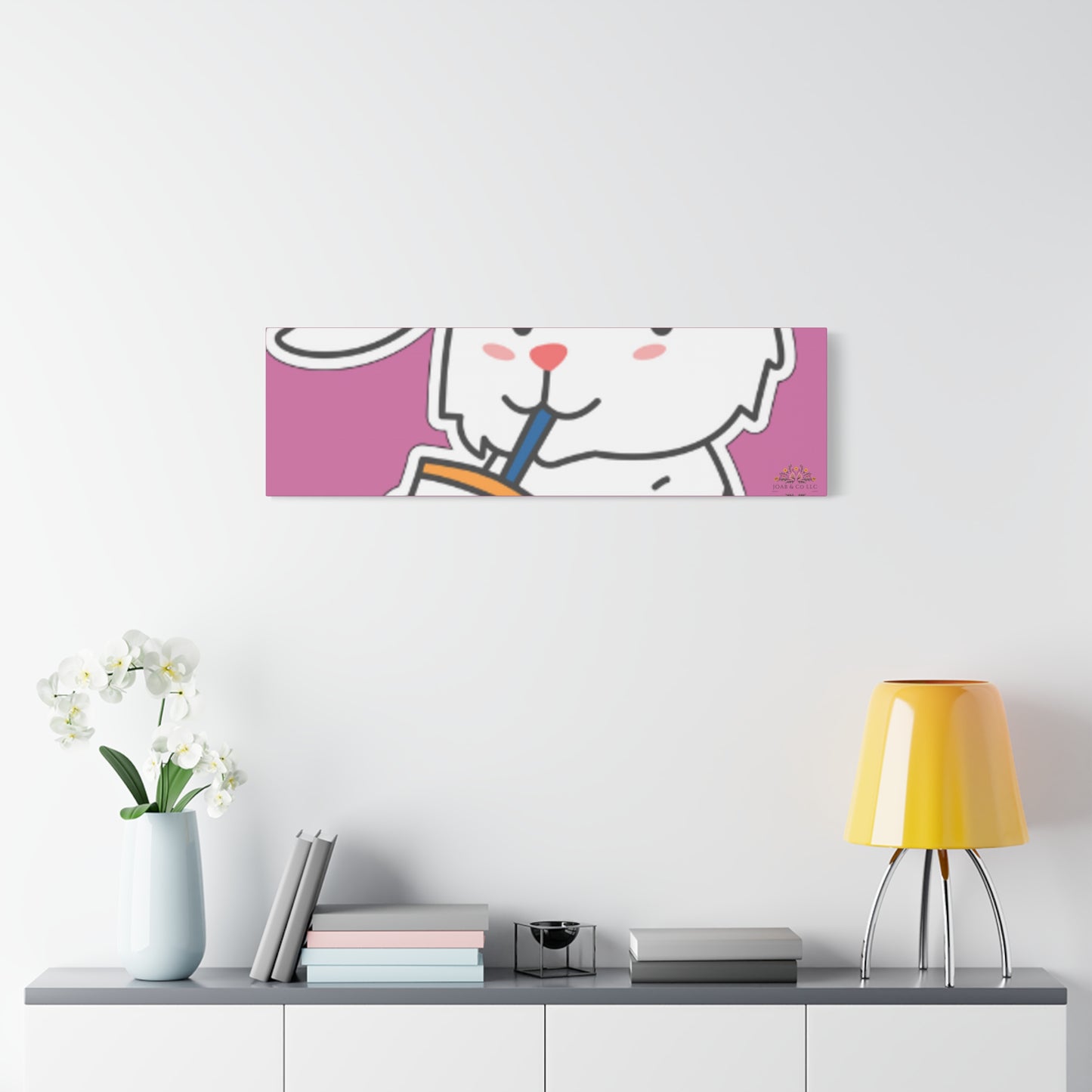 Classic Side Eye Bunny Canvas
