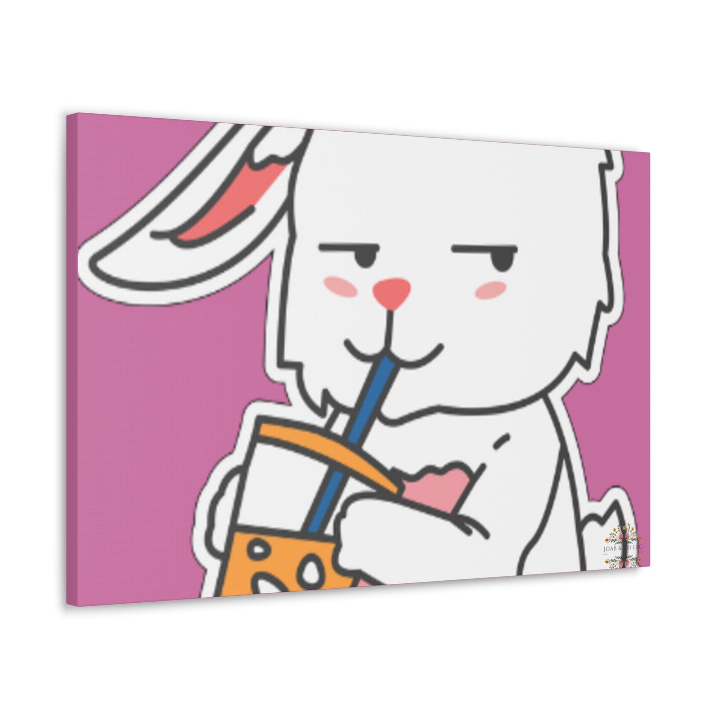 Classic Side Eye Bunny Canvas