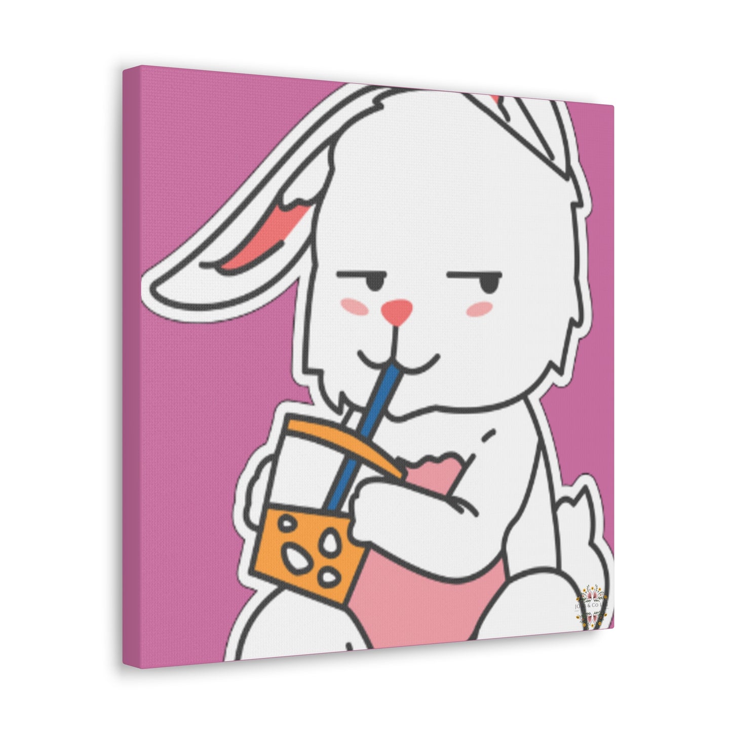 Classic Side Eye Bunny Canvas