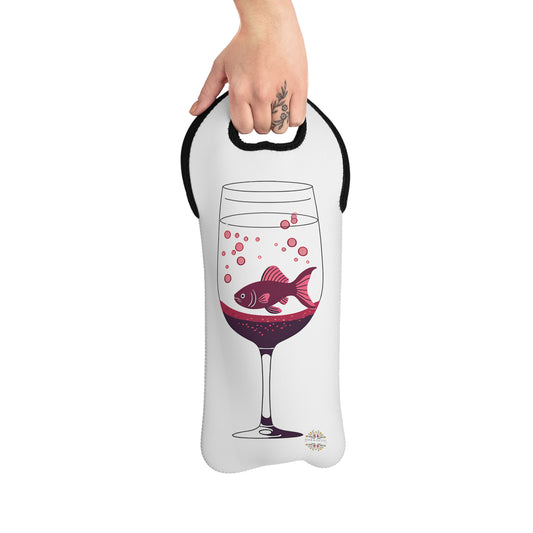 Fish In Wine Tote Bag