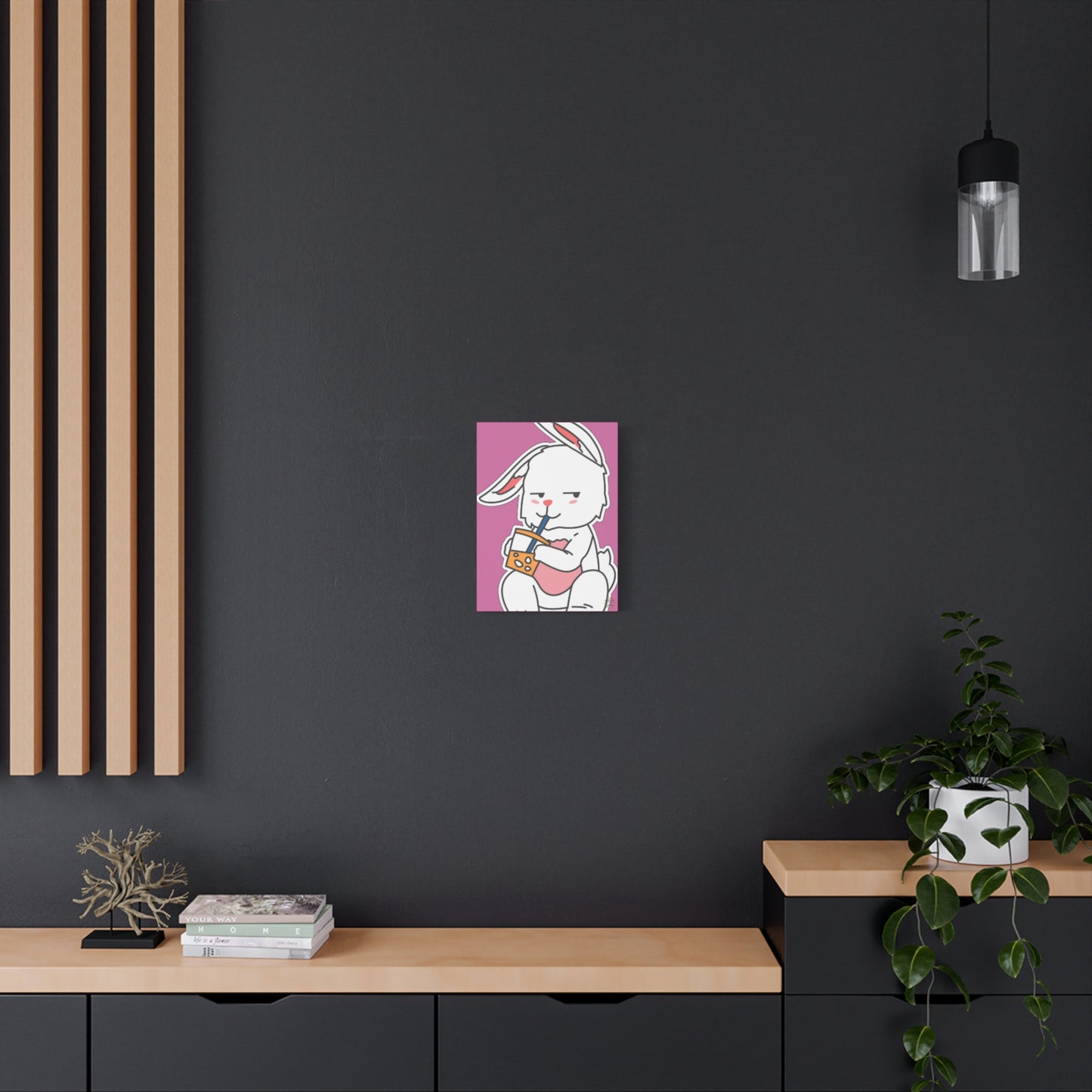 Classic Side Eye Bunny Canvas