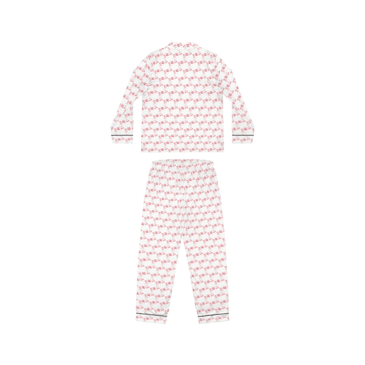 Pink Cowgirl Women's Satin Pajamas (AOP)