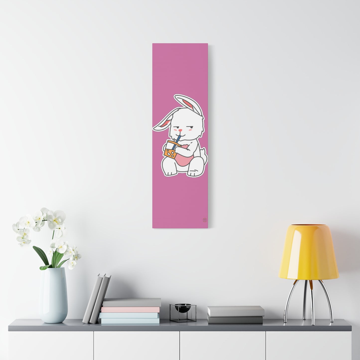 Classic Side Eye Bunny Canvas