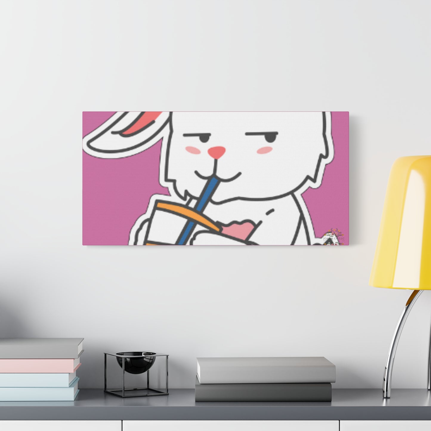 Classic Side Eye Bunny Canvas