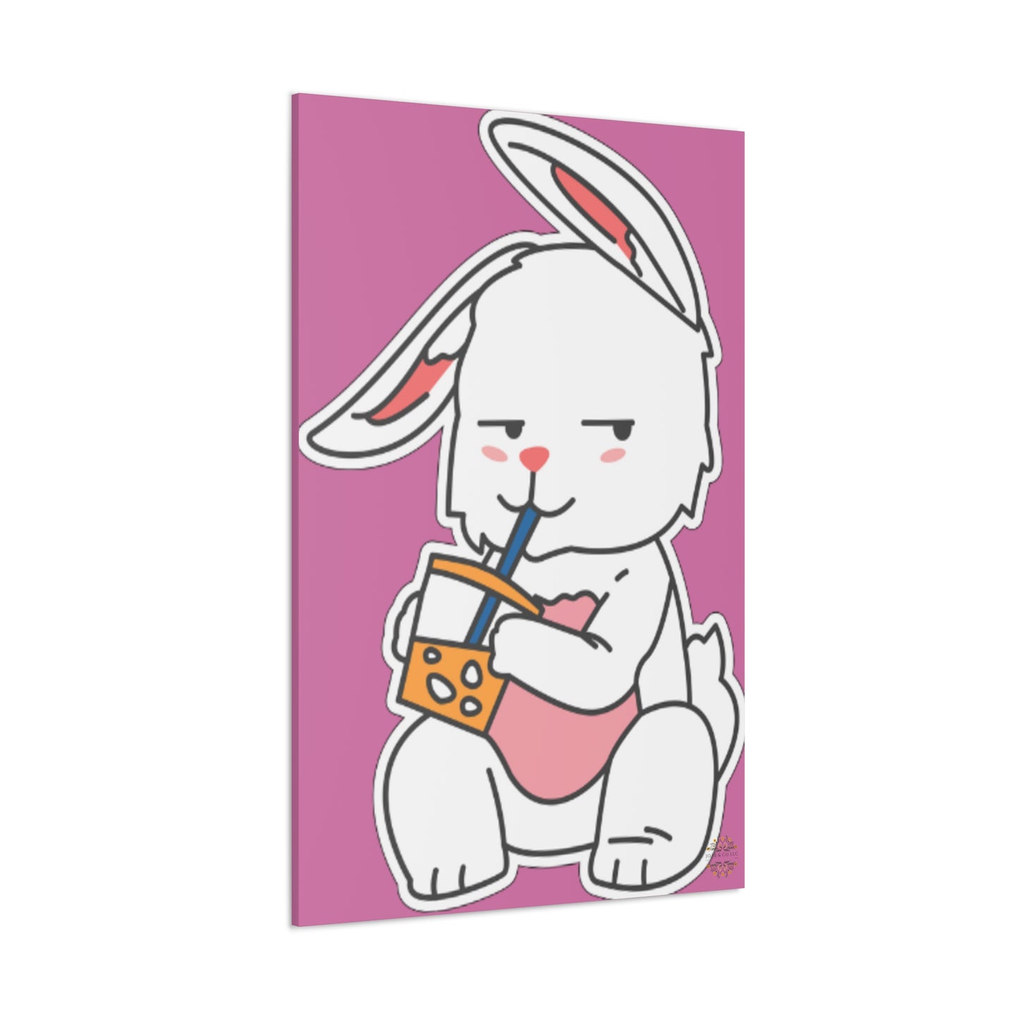 Classic Side Eye Bunny Canvas