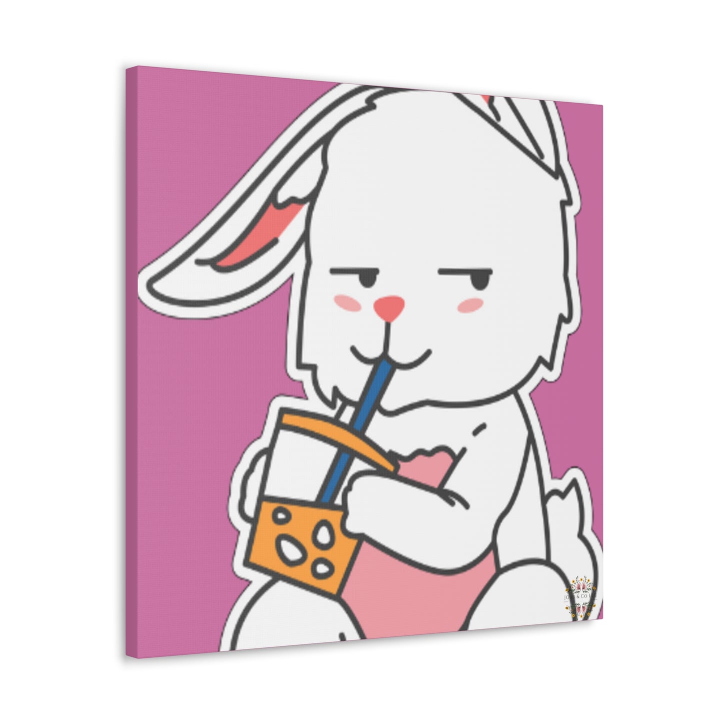 Classic Side Eye Bunny Canvas