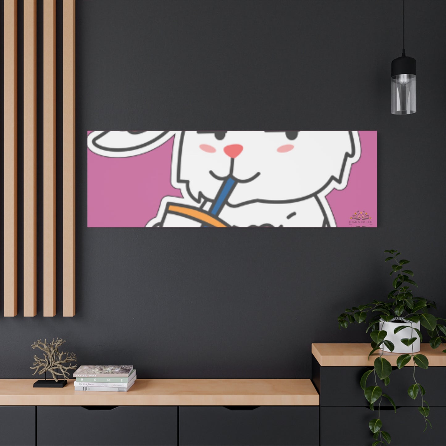 Classic Side Eye Bunny Canvas
