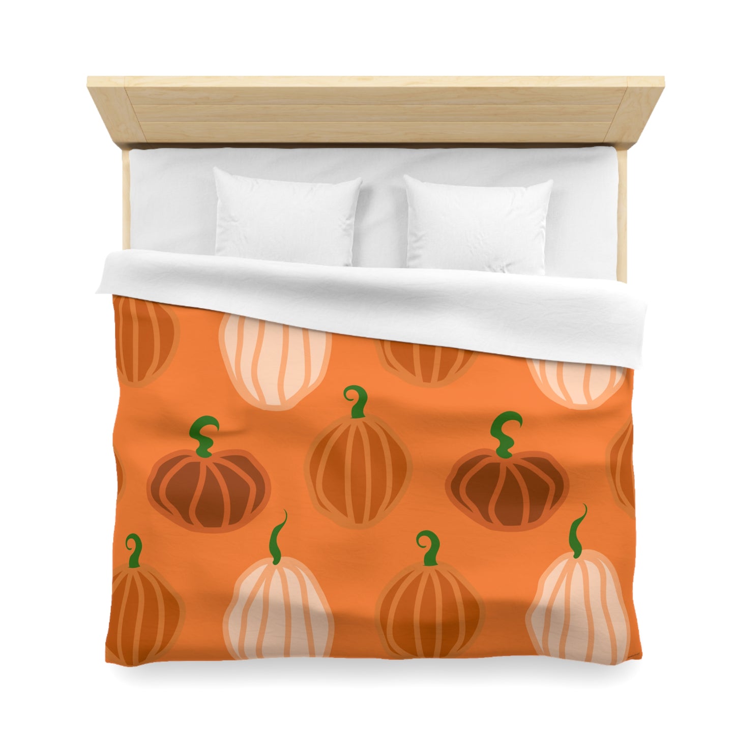 Pumpkin Microfiber Duvet Cover