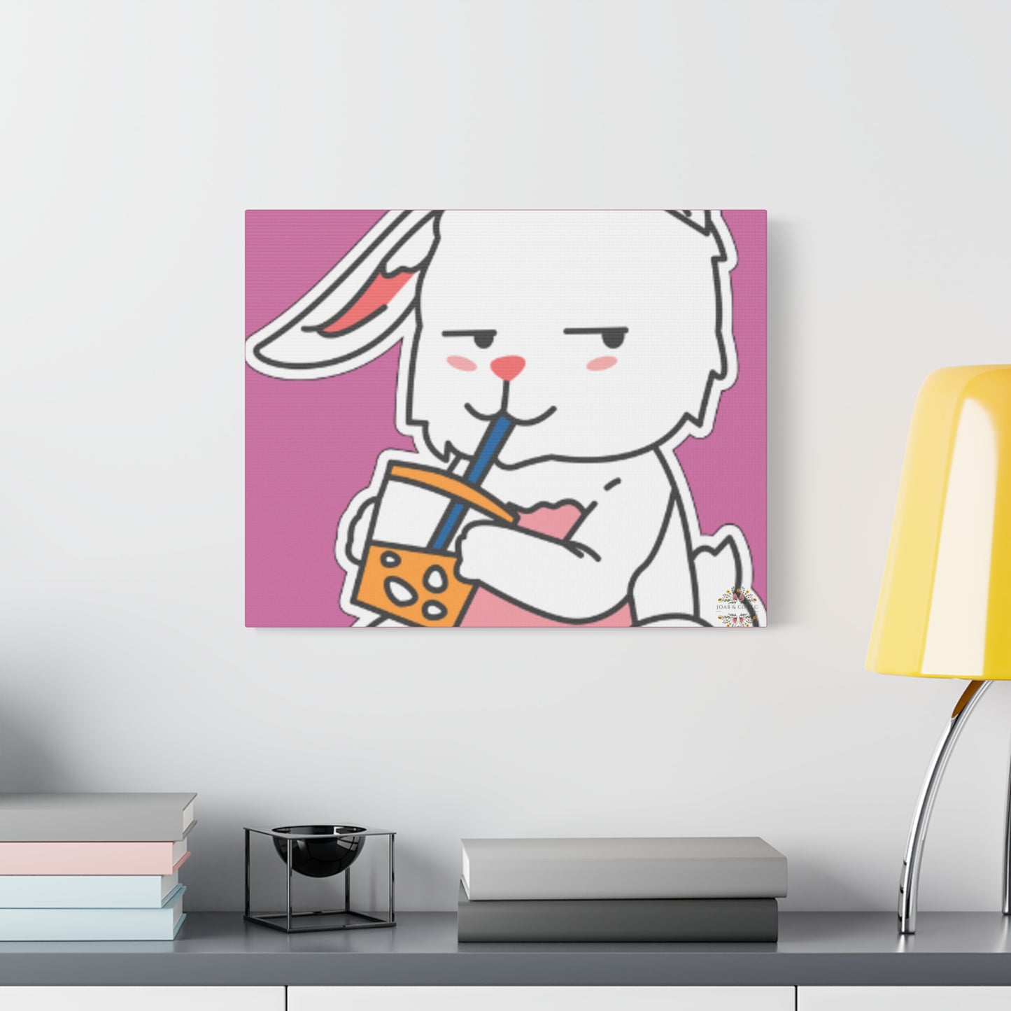 Classic Side Eye Bunny Canvas