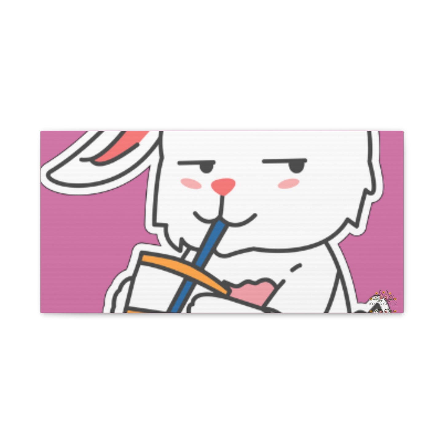 Classic Side Eye Bunny Canvas