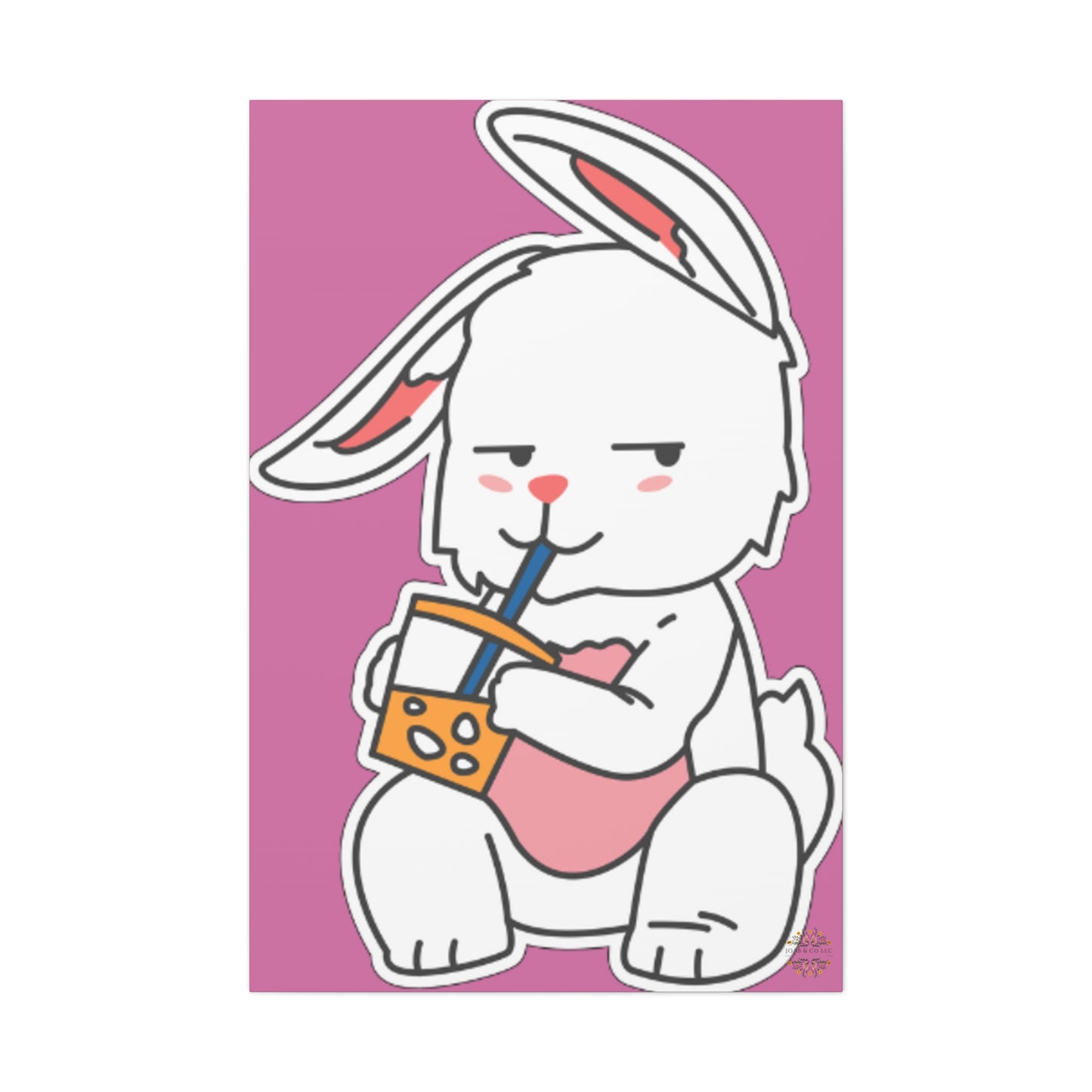 Classic Side Eye Bunny Canvas