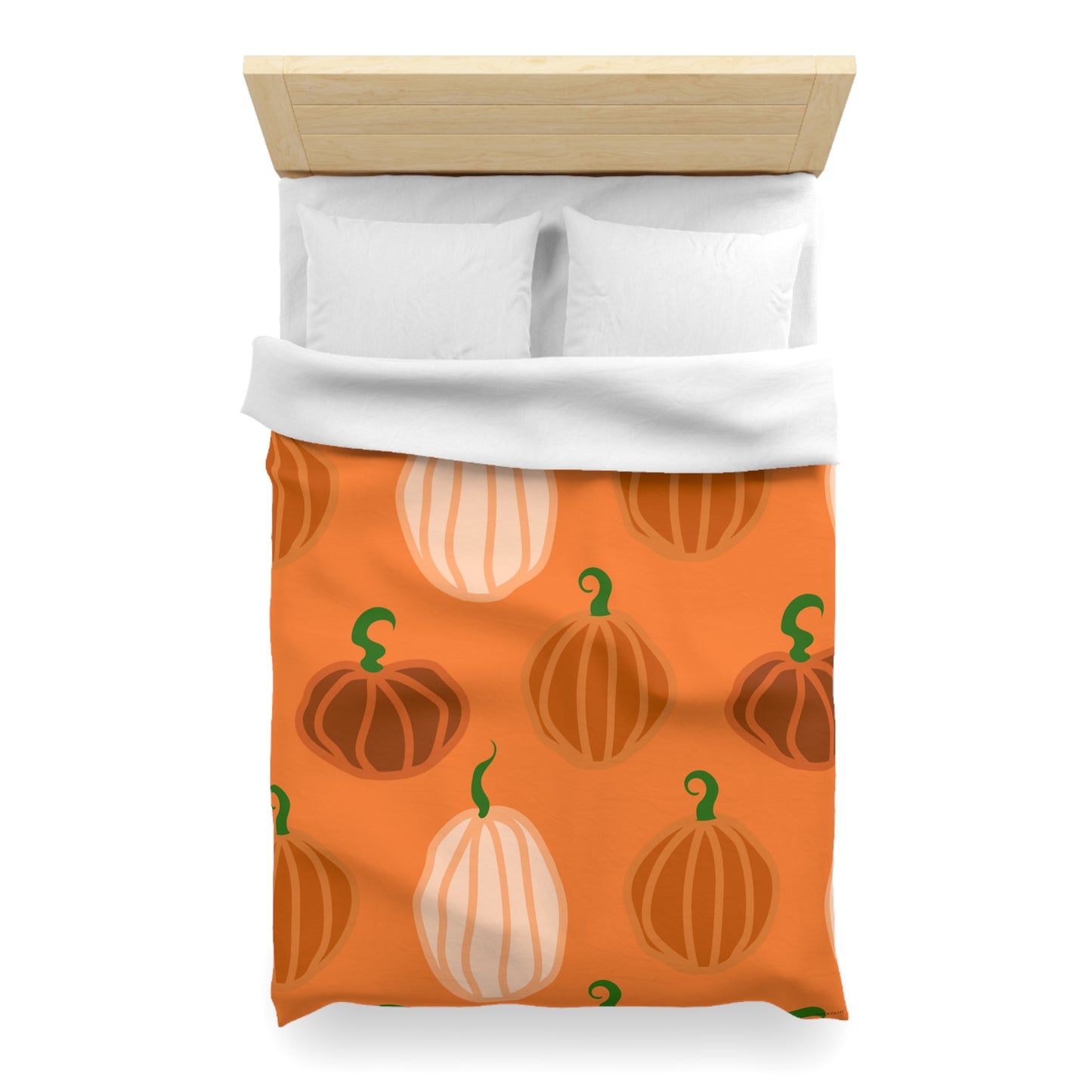 Pumpkin Microfiber Duvet Cover