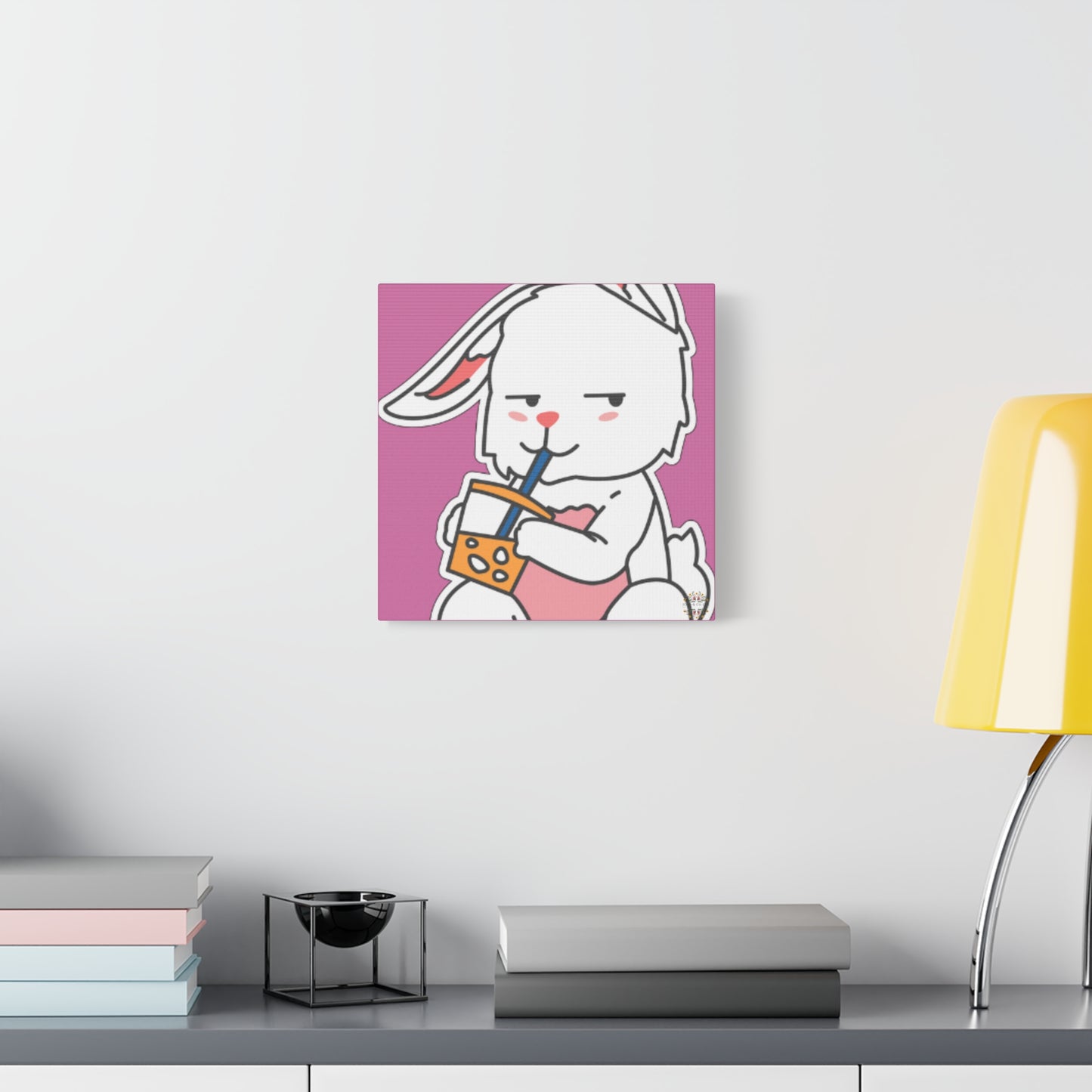 Classic Side Eye Bunny Canvas