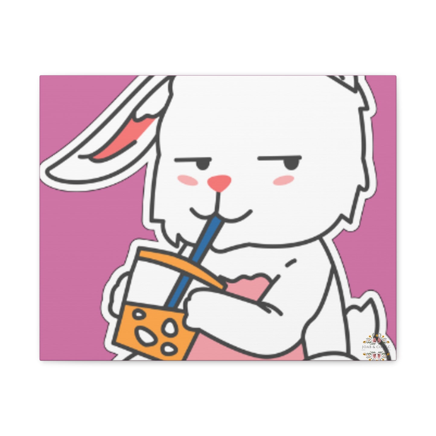 Classic Side Eye Bunny Canvas