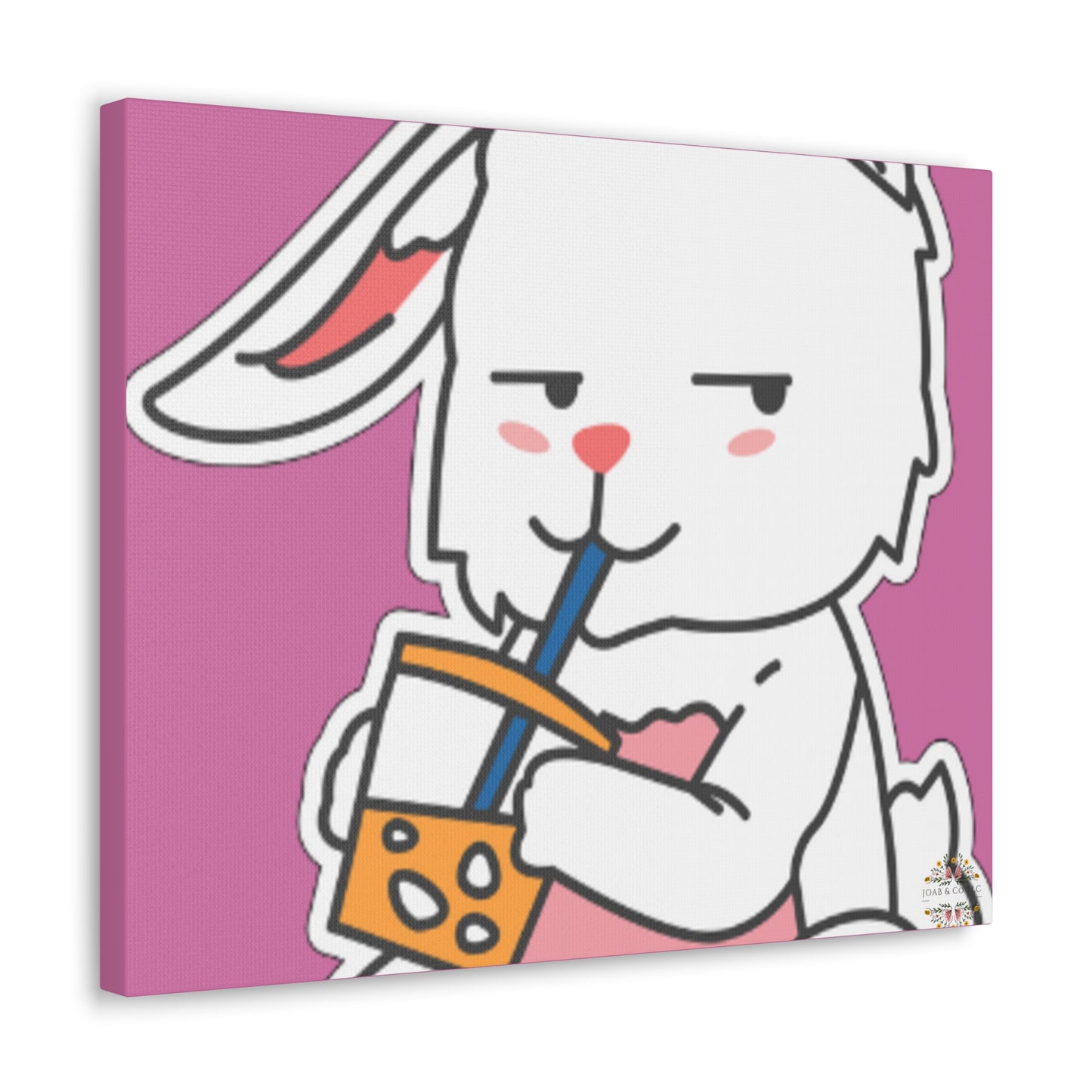 Classic Side Eye Bunny Canvas