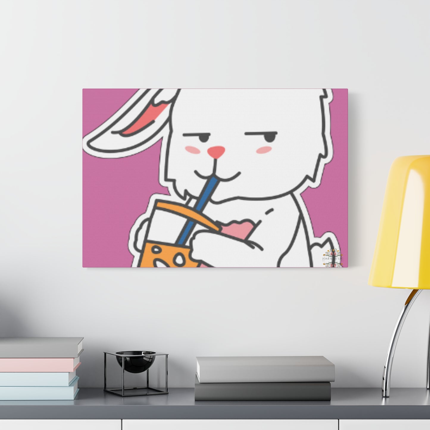 Classic Side Eye Bunny Canvas