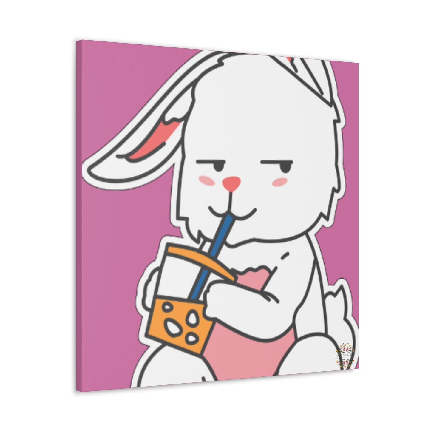 Classic Side Eye Bunny Canvas
