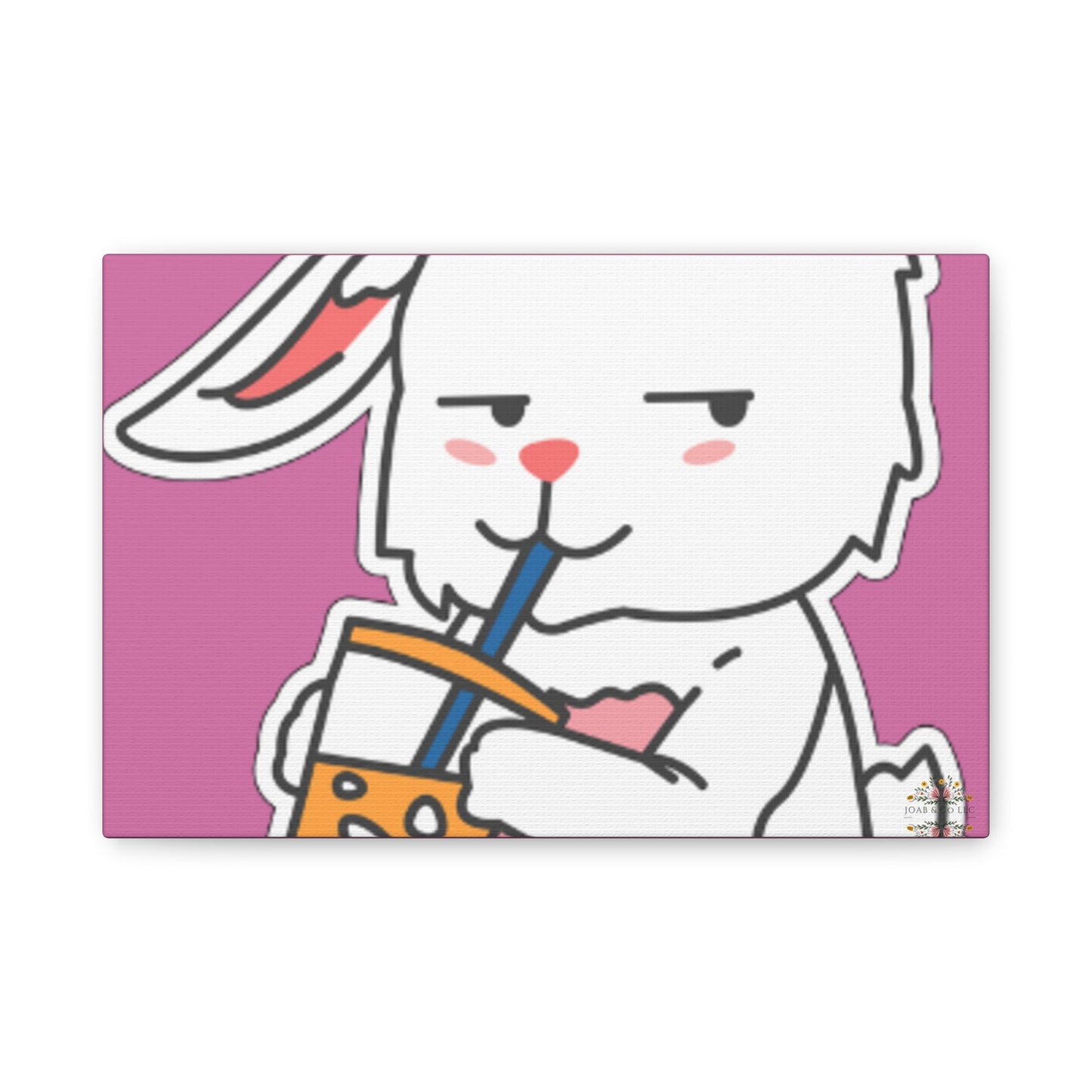 Classic Side Eye Bunny Canvas
