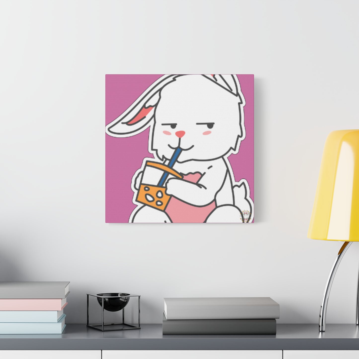 Classic Side Eye Bunny Canvas