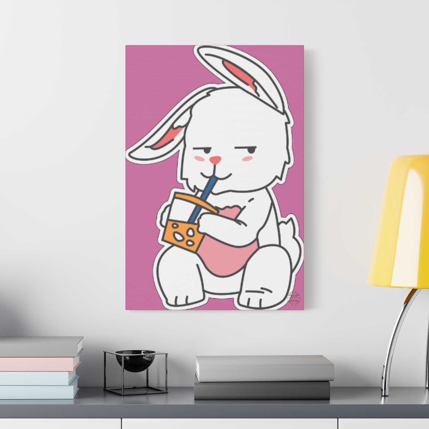 Classic Side Eye Bunny Canvas