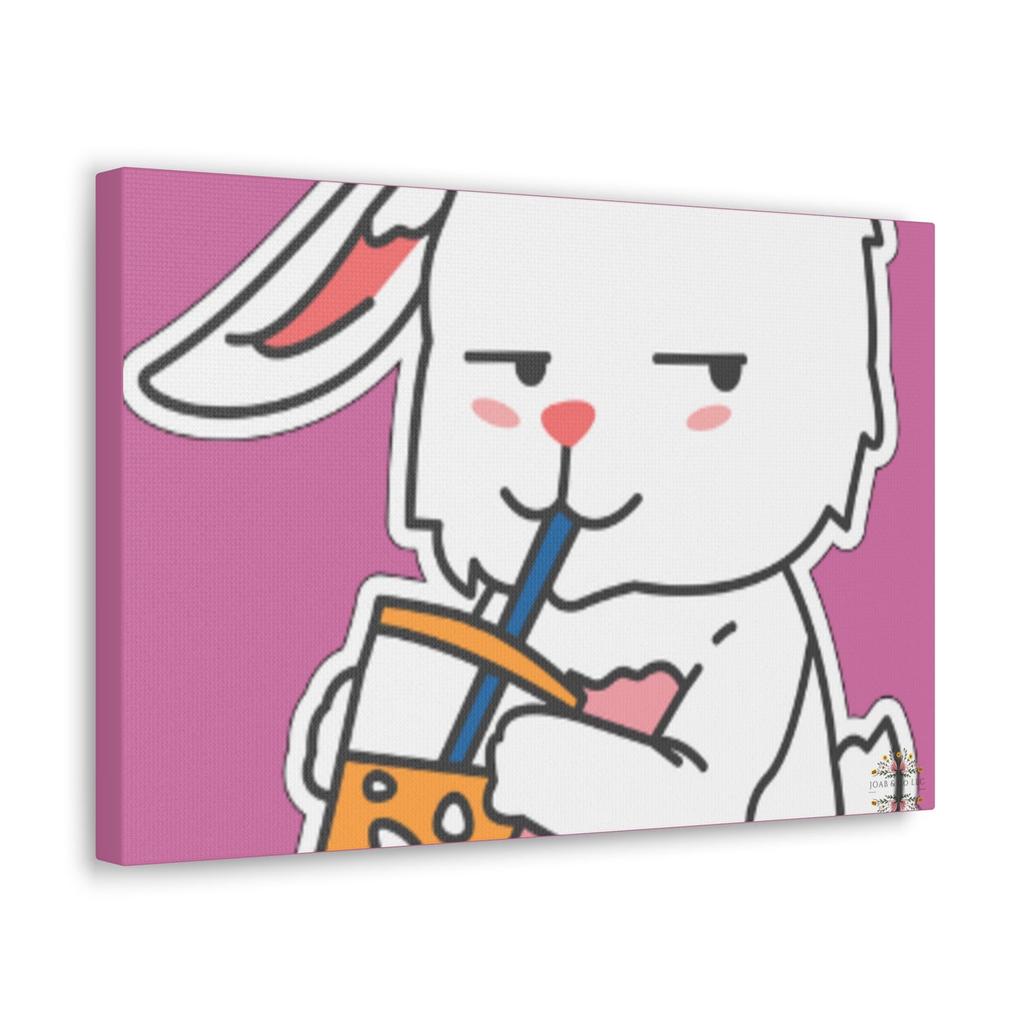 Classic Side Eye Bunny Canvas