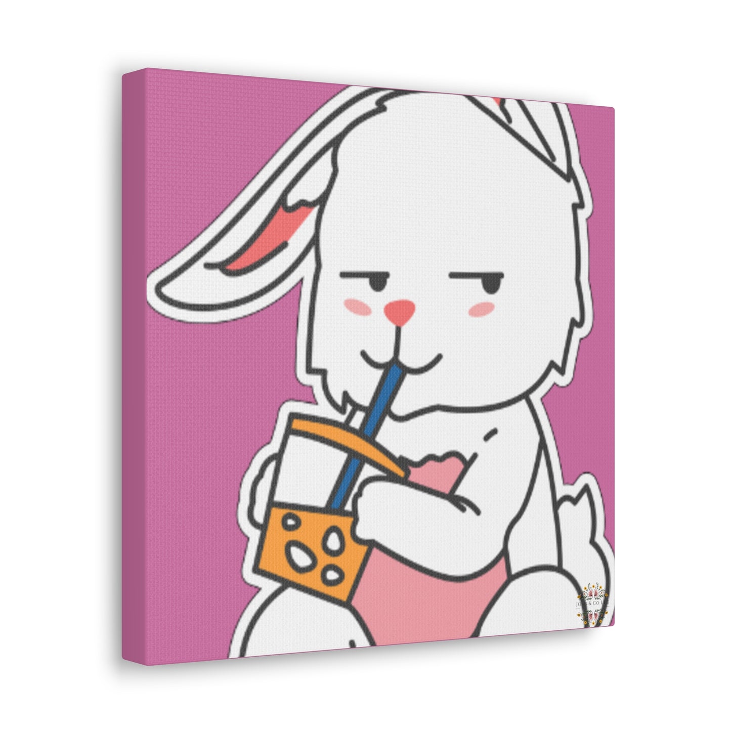 Classic Side Eye Bunny Canvas