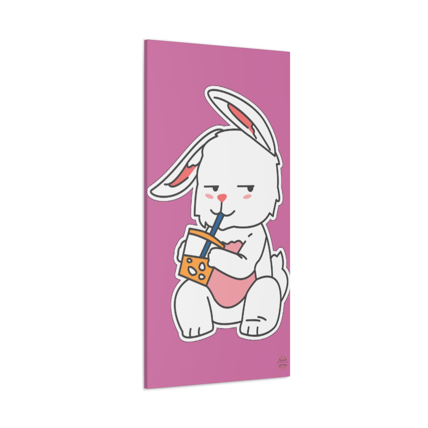 Classic Side Eye Bunny Canvas