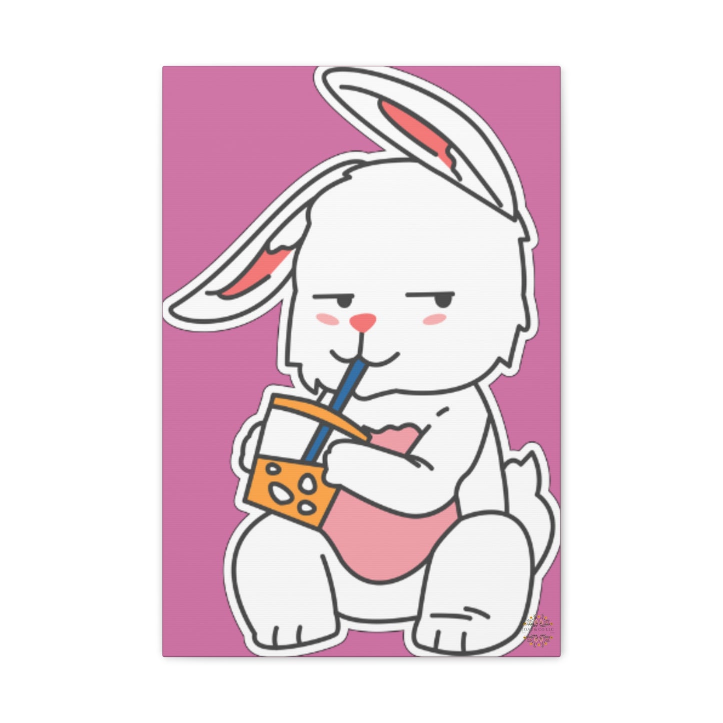 Classic Side Eye Bunny Canvas