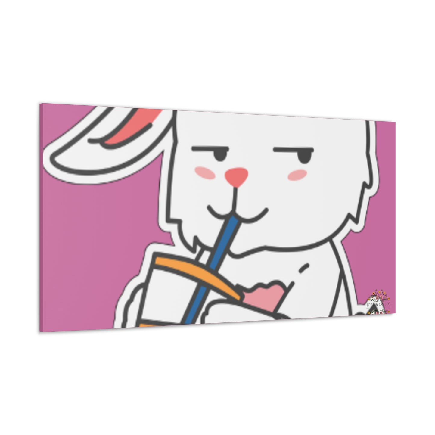 Classic Side Eye Bunny Canvas