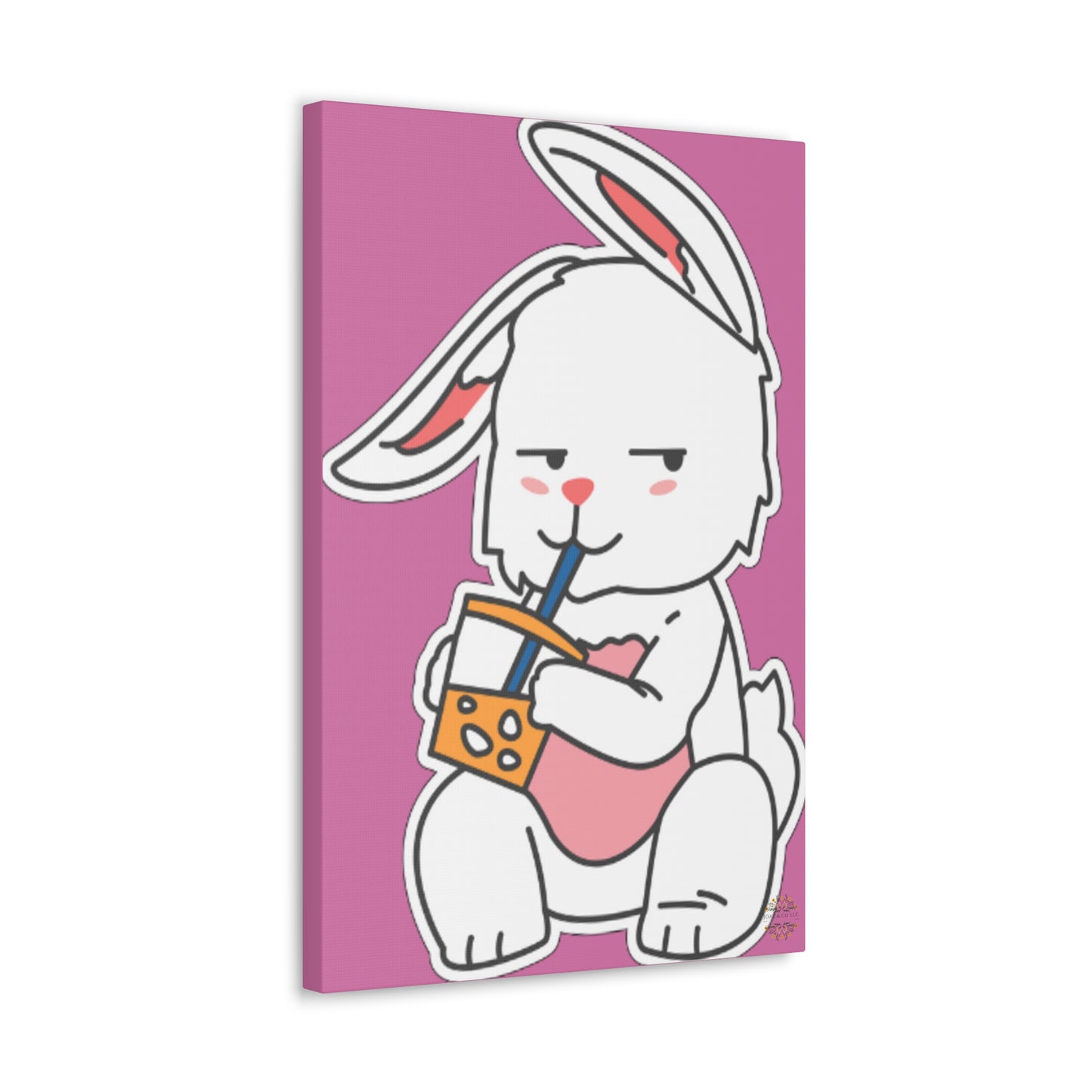 Classic Side Eye Bunny Canvas