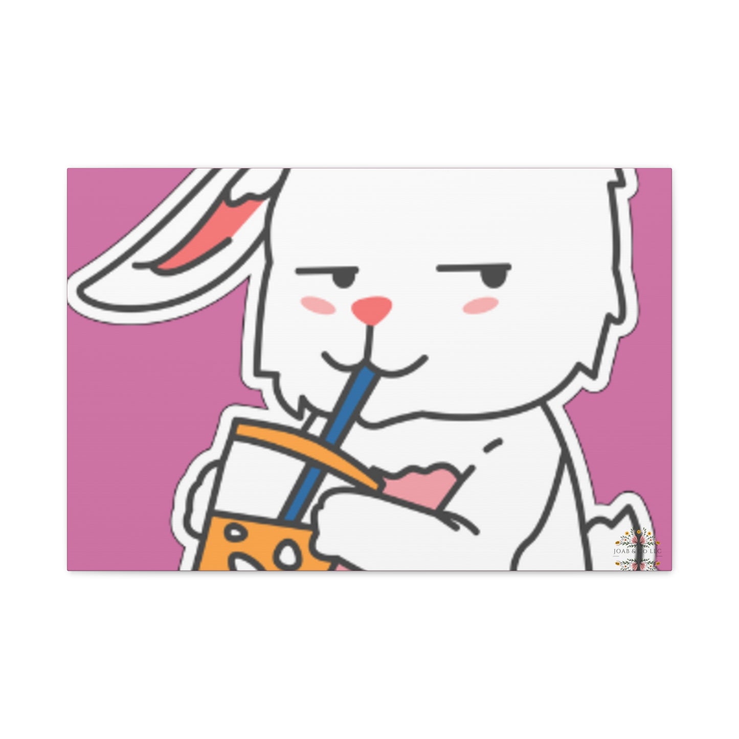 Classic Side Eye Bunny Canvas