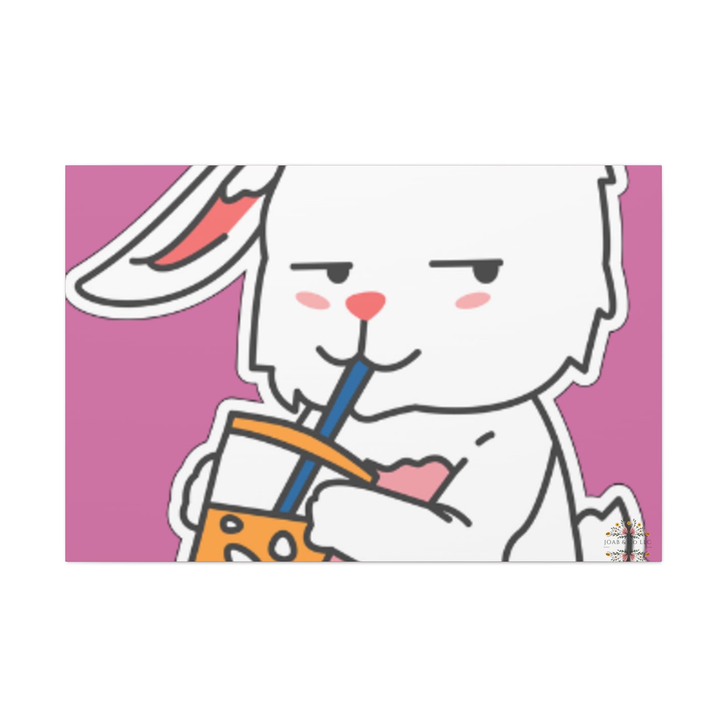 Classic Side Eye Bunny Canvas
