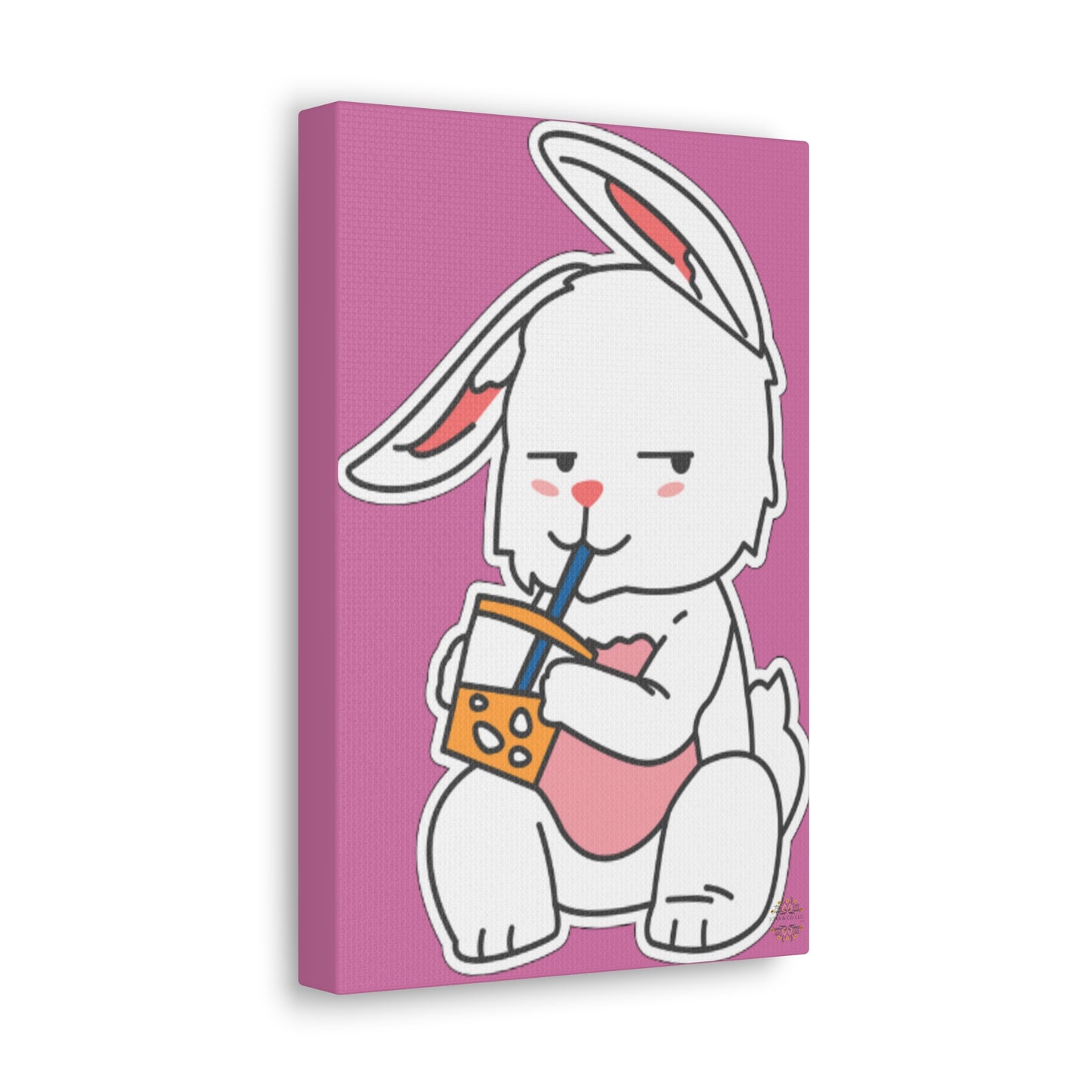 Classic Side Eye Bunny Canvas
