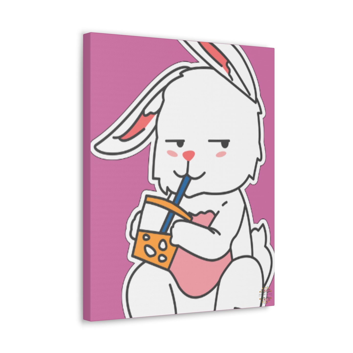Classic Side Eye Bunny Canvas