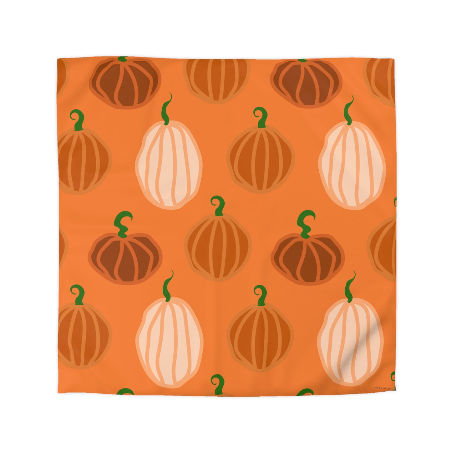 Pumpkin Microfiber Duvet Cover