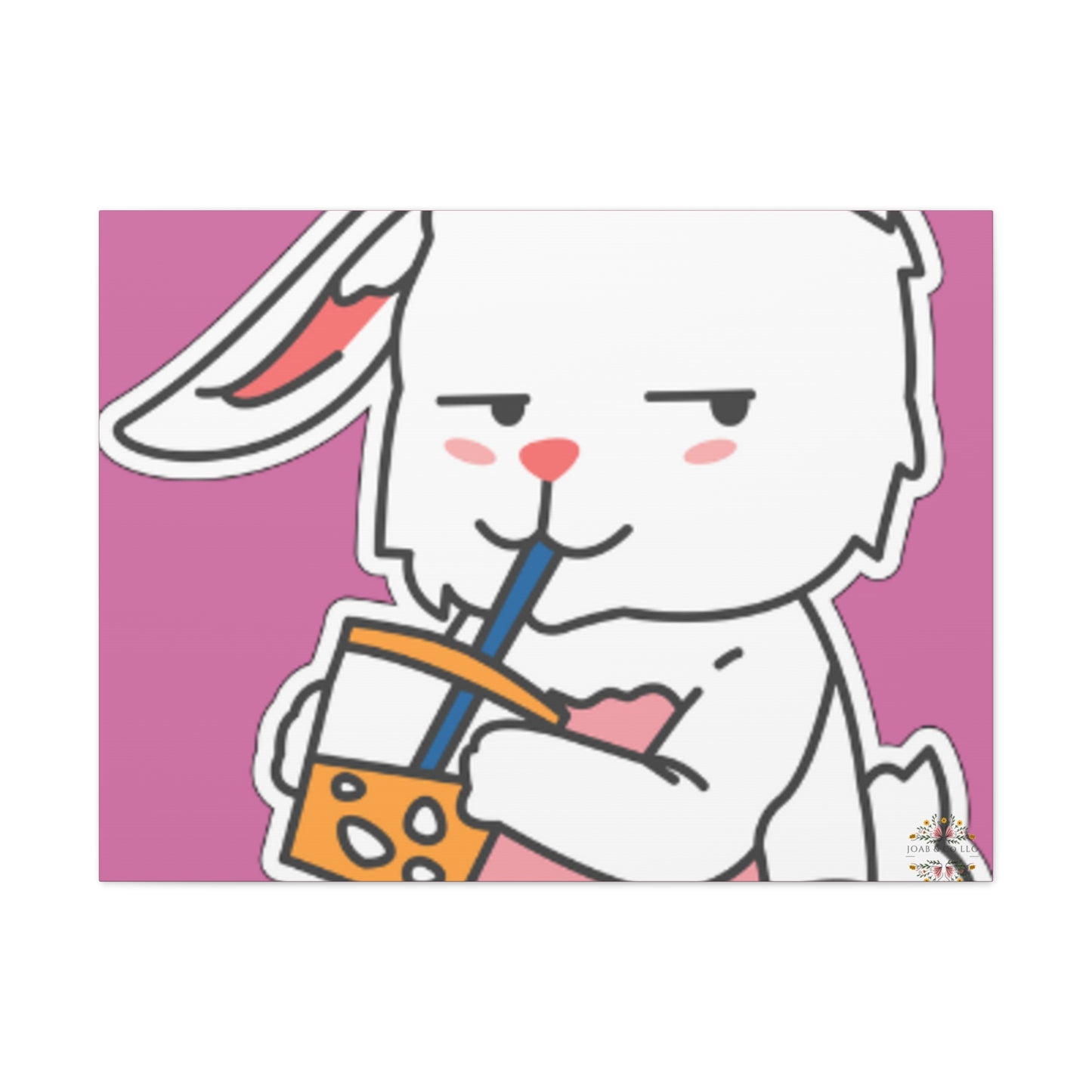 Classic Side Eye Bunny Canvas