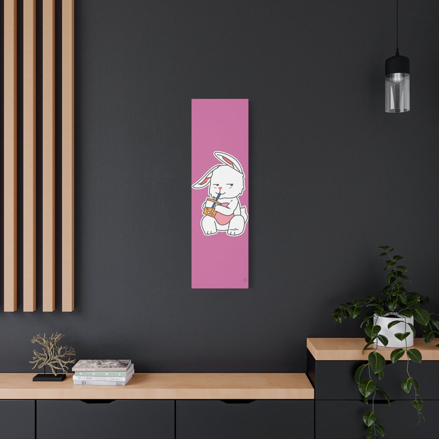 Classic Side Eye Bunny Canvas