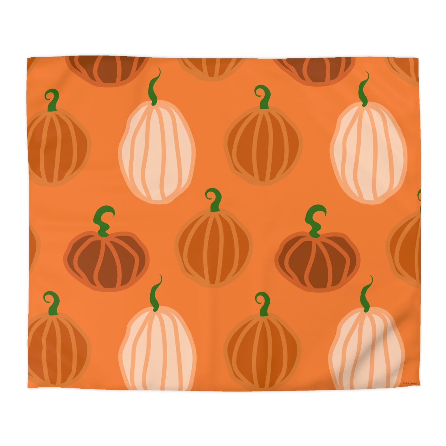 Pumpkin Microfiber Duvet Cover