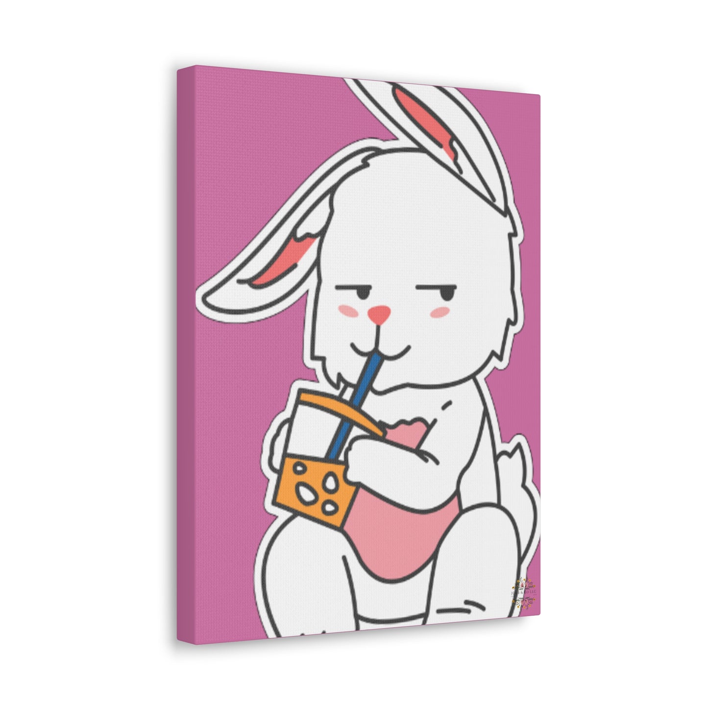 Classic Side Eye Bunny Canvas