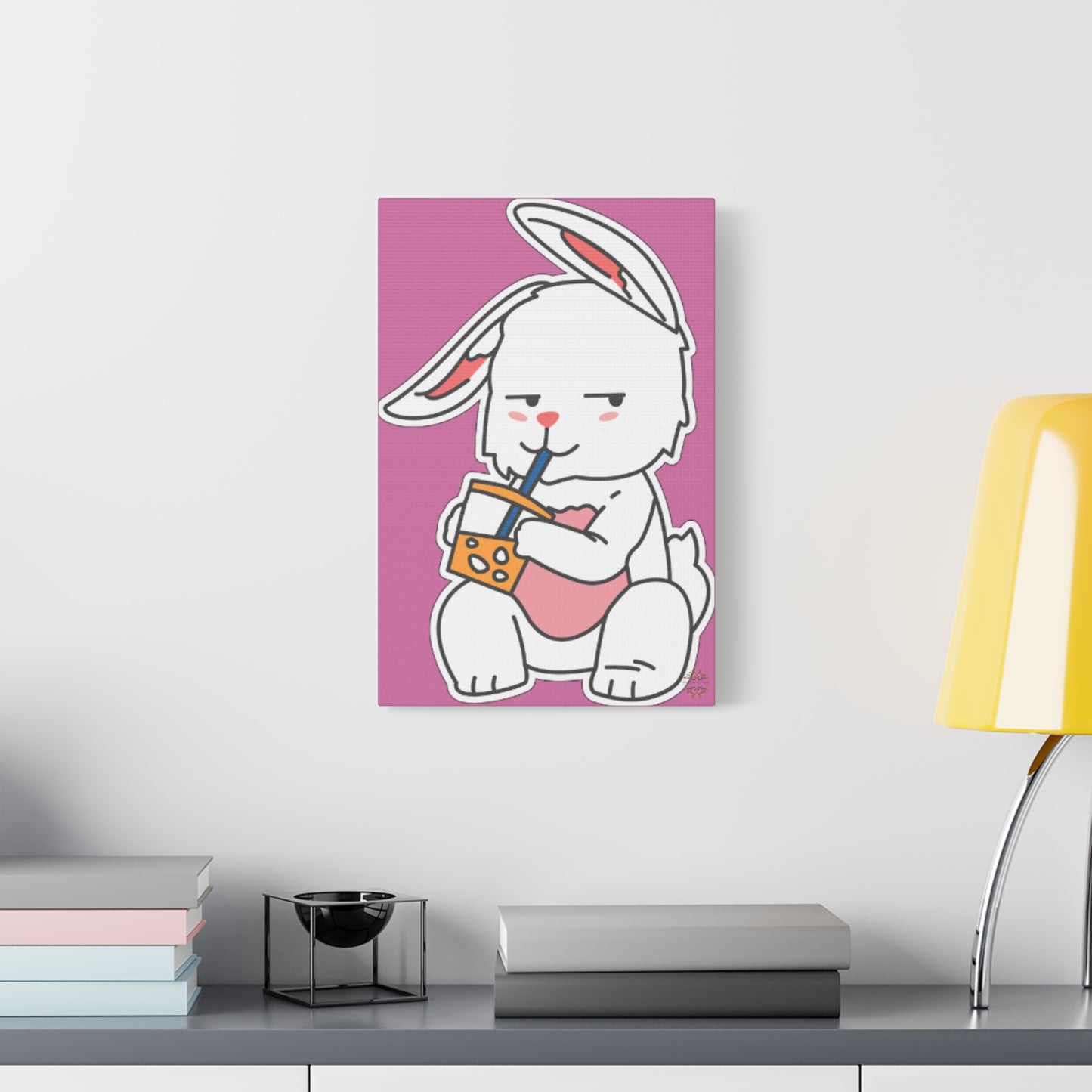 Classic Side Eye Bunny Canvas